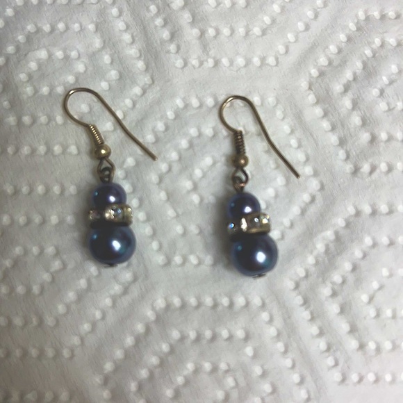 Blue Pearl Jewelry Set - Picture 2 of 4